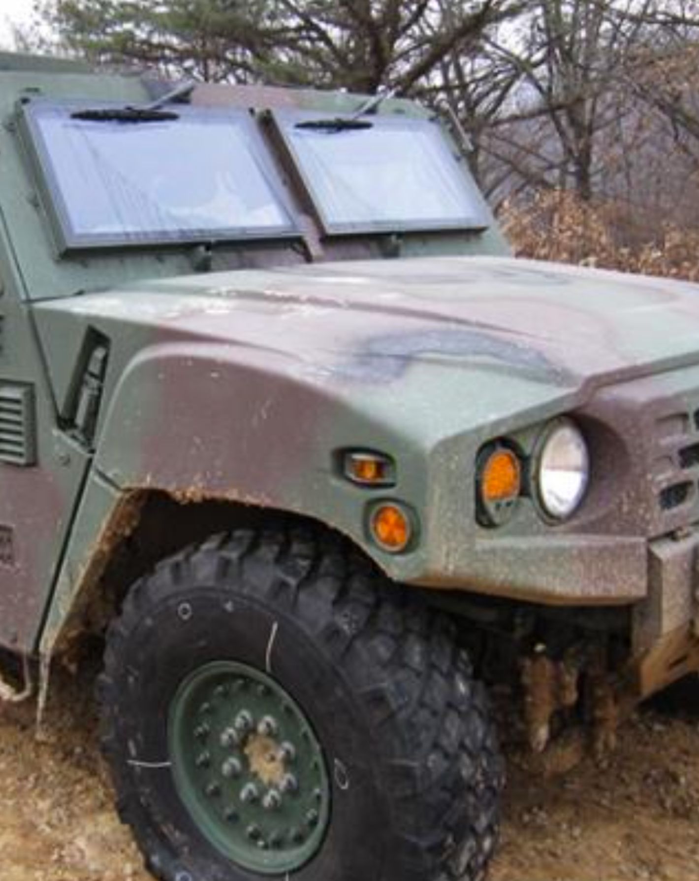 KLTV151 covered in mud after an off-road endurance run